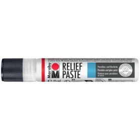 Reliefní pasta 25ml - bílá 070