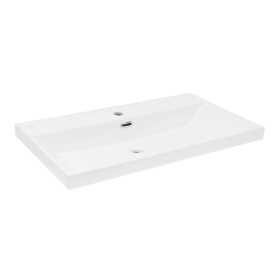 Nábytkové umyvadlo SAT B-Way 81x46,5 cm otvor pro baterii uprostřed SATBW8046 SATBW8046