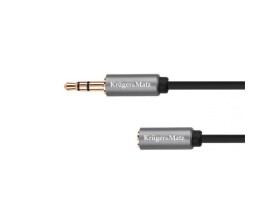 Kabel Jack 3,5mm konektor/Jack 3,5mm zdířka 1m KRUGER & MATZ KM1229 Basic
