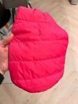 Navy zimní bunda pro psa s kožíškem Barva: Červená, Délka zad (cm): 40, Obvod hrudníku: 60 - 63 cm