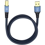 Delock USB 2.0 prodlužovací kabel plochý zahnutý [1x USB 2.0 zástrčka A - 1x USB 2.0 zásuvka A] 1.00 m černá oboustranně zapoji