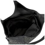 Stylová dámská kabelka na rameno Alfréda, černá