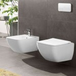 VILLEROY & BOCH - Venticello Závěsné WC se sedátkem SoftClosing, DirectFlush, alpská bílá 4611RL01