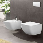 VILLEROY & BOCH - Venticello Závěsné WC se sedátkem SoftClosing, DirectFlush, CeramicPlus, alpská bílá 4611RLR1