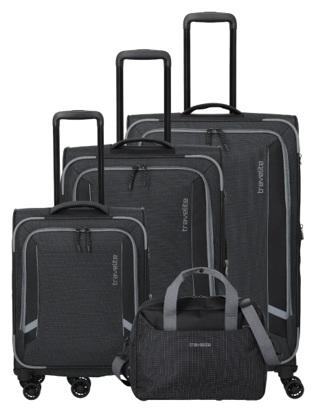 Travelite Corsiica S,M,L,BB Black BB: 20 l / S: 35/38 l / M: 62/67 l / L: 100/105 L TRAVELITE-8000140-01