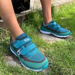 Chlapecké lehké sportovní tenisky BUGGA HONE Blue/Brown/Green - 29