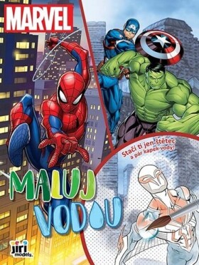 Maluj vodou A4 Marvel