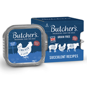 Butcher's Dog Original hovězí/kuř/jehn vanička 4x150g