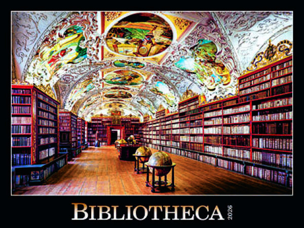Nástěnný kalendář 2026 Graspo - Bibliotheca