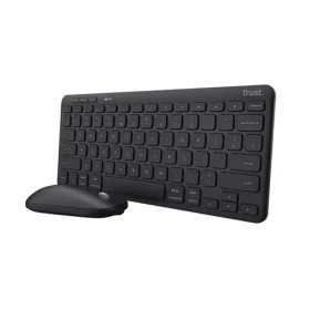 Trust Lyra (myš+klávesnice) černá / Bezdrátový set klávesnice a myši / RF 2.4GHz / Bluetooth / DE Layout (24845)