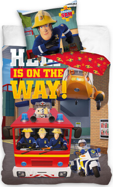 Povlečení do postýlky Požárník Sam Pomoc je na Cestě