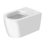 DURAVIT - ME by Starck Závěsné WC, HygieneGlaze, WonderGliss, matná bílá 252809AC00