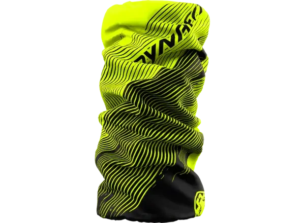 Dynafit Logo žlutá UNI 2022/2023 - Dynafit Logo Neck Gaiter nákrčník neon yellow striped