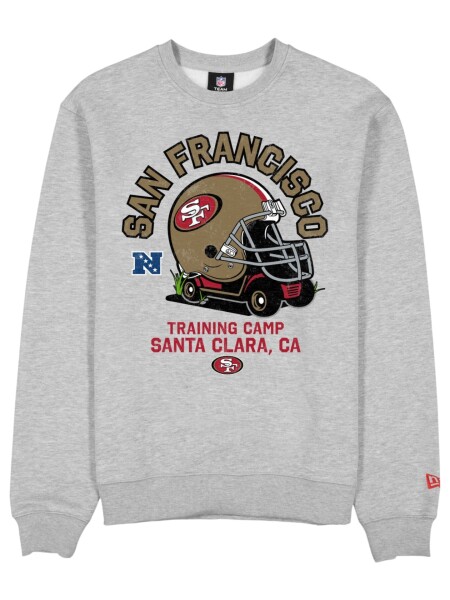 New Era Pánská mikina San Francisco 49ers NFL Training Golf Cart Crewneck Velikost: XL