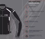 Bunda na motorku Xrc Totter 2.0 Wtp men sport jacket black - M / černá