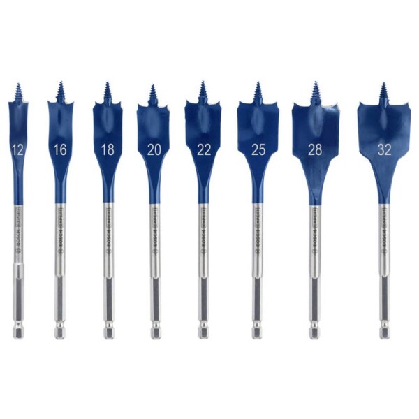 Bosch Accessories 2608902111, 2608902111 sada plochých frézovacích vrtáků