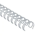 OEM Drátěné hřbety 2:1 - 28.5mm - stříbrné - 40ks (CL28-23-stribrne)