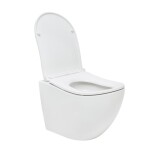 Wc s prkénkem softclose závěsné SAT Ergo vírové splachování zadní odpad SATERG1 SATERG1