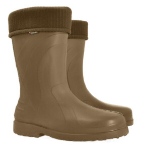 Demar LUNA 0220 K Dámské zateplené holínky khaki 38-39 0220K_38-39
