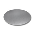 Podložka pod dort MDF TENKÁ Cake Star stříbrná kruh 30 cm 12" (1 ks)