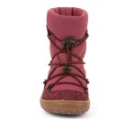 Dívčí zimní barefoot boty TEX TRACK WOOL Bordeaux+ G3160251-7 - 32
