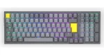 Endorfy Celeris 1800 DE šedá / Herní klávesnice / mechanická / Endorfy Yellow by Gateron / 2,4 GHz / BT / USB (EY5D034)