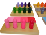 Moyo Montessori Moyo Montessori Stínování barev - figurky s destičkami