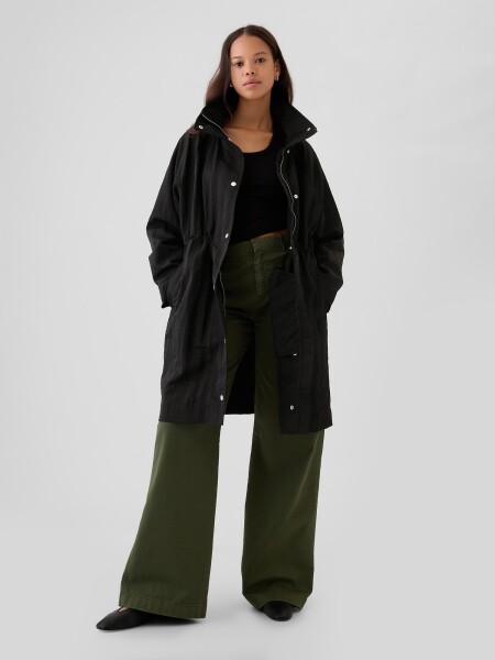 GAP Nylonová oversize parka Dámské