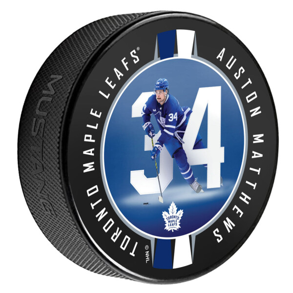 Mustang Puk Toronto Maple Leafs NHL Breakout Ribbon - Auston Matthews