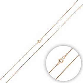 LUNICA Stříbrný řetízek SNAKE ROSE 50cm 0831