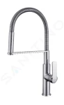 Kielle Dřezová baterie s flexibilním ramenem, chrom 10516100