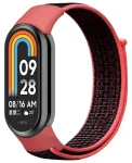 Beline NylonLoop Strap červeno-černá / Řemínek / pro Xiaomi Smart Band 8, 9, 10