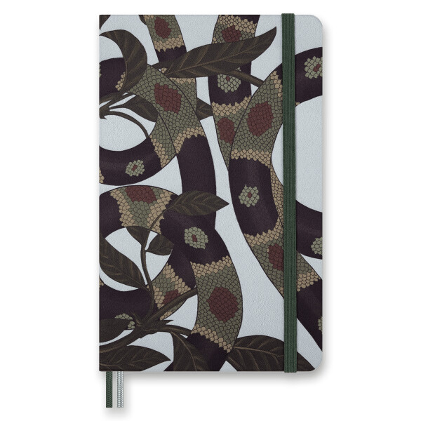 Zápisník Moleskine Snake Leaves - L, linkovaný