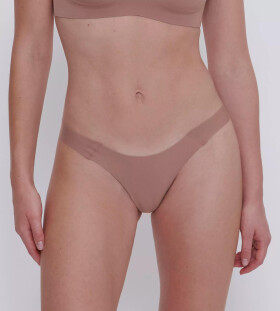 Dámská tanga ZERO Feel 2.0 Tiny tanga - BROWN - hnědé 1141 - SLOGGI BROWN S