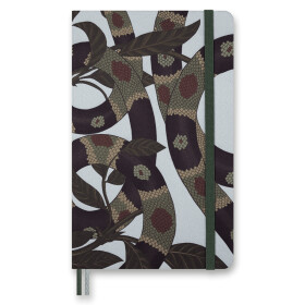 Zápisník Moleskine Snake Leaves - L, linkovaný