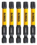 DeWalt Sada bitů T40 / Bity / Extreme Torx / 57 mm / 5 ks (DT7399T)
