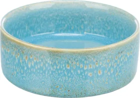 TRIXIE Keramická miska pro psy modrá / Miska pro psy / Keramická / 0,4 l / o 13 cm (TX-25112)