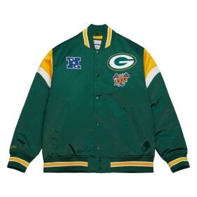 Mitchell & Ness Pánská bunda Green Bay Packers NFL Heavyweight Satin Velikost: S