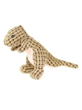 AnimALL Hračka Dog Dinosaurus plyš světle hnědý 25 cm (112549)