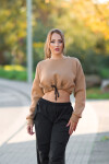 Sexy svetr Koucla Crop Jumper Einheitsgroesse