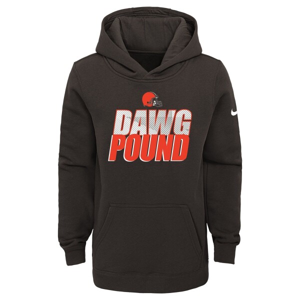 Nike Dětská mikina Cleveland Browns NFL Youth 2020 Local Club Hoodie (YOUTH)