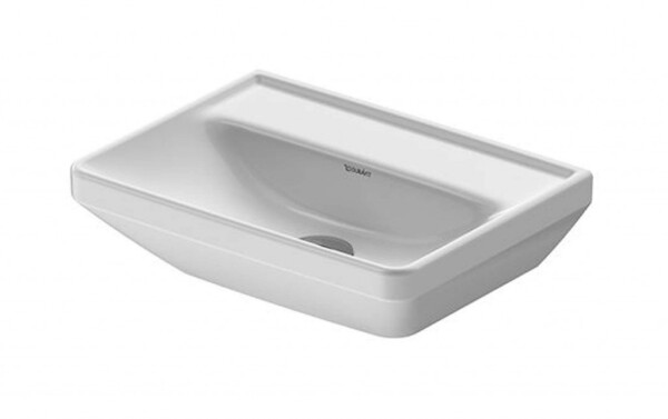 DURAVIT - D-Neo Umývátko 45x34 cm, bez otvoru pro baterii, bílá 0738450070