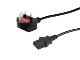 Equip BS 1363 - C13 černý / Napájecí kabel / 10 m / 250 V / 10 A (112304)