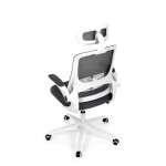Kancelářská židle, houpací mechanismus, šedá síťovina, KA-Q843 GREY