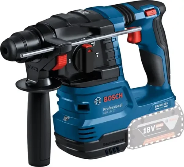 BOSCH GBH 18V-22 / Aku Vrtací kladivo / 18V / 1050 ot-min / 4675 úderů-min / 1.9J / SDS-Plus / bez Aku (0611924000)