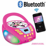 Lexibook CD přehrávač Minnie s bluetooth a světelnými efekty