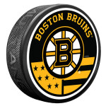 Mustang Puk Boston Bruins NHL American Flag Pat Puck