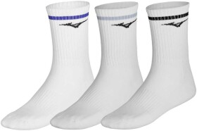 Mizuno Training TN 3P Socks M bílá šedá modrá