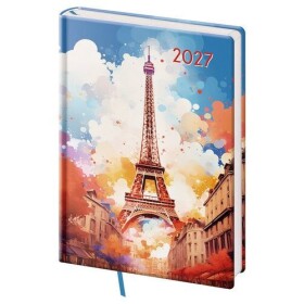 Diář 2027 denní A5 Vario Lyra - Paris