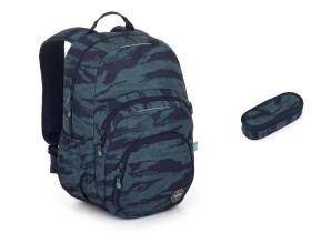 Maskáčový studentský batoh Topgal SKYE 25038 SET SMALL